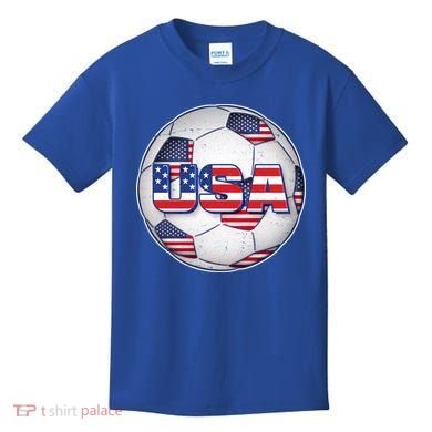 USA Soccer Team Ball Kids T-Shirt