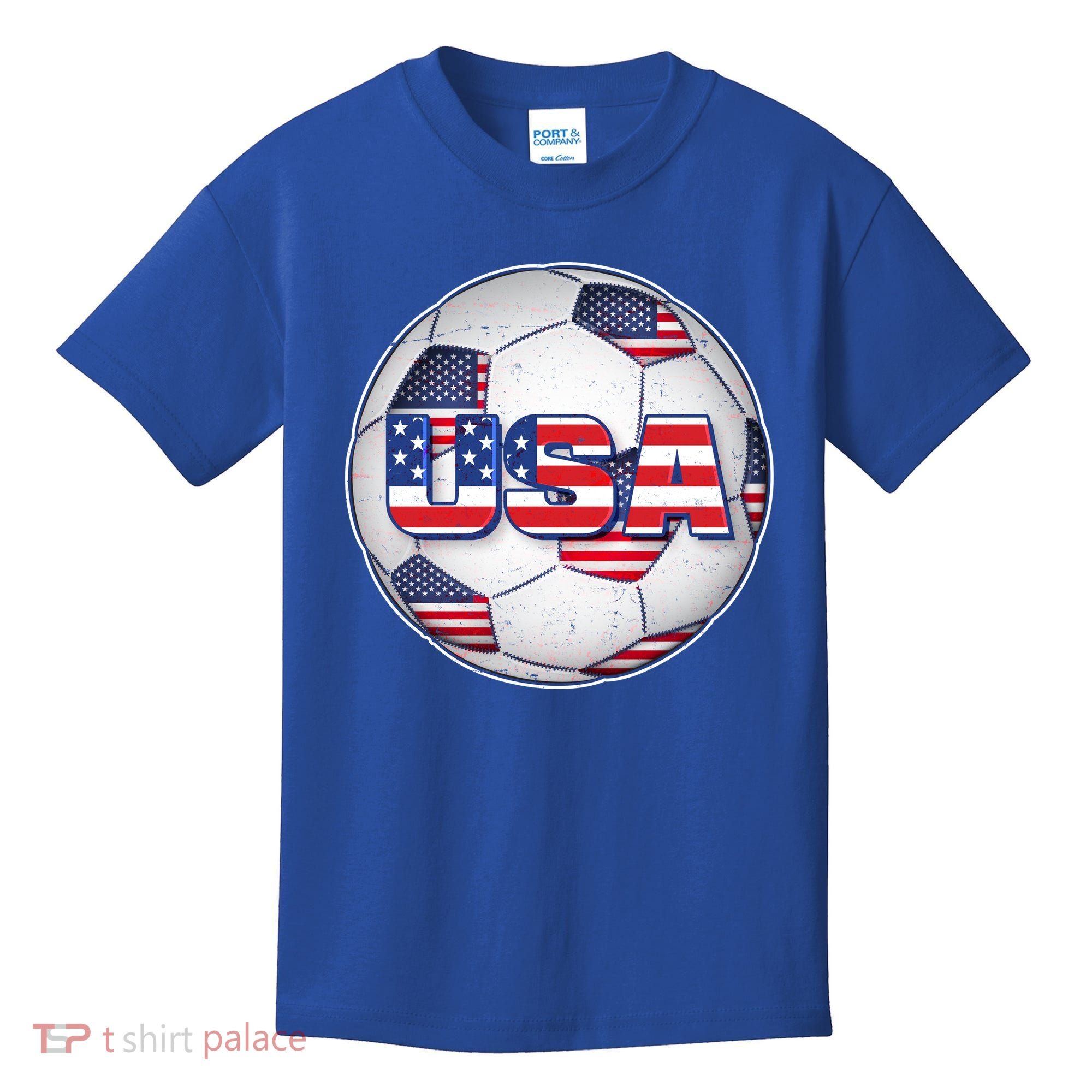 USA Soccer Team Ball Kids T-Shirt