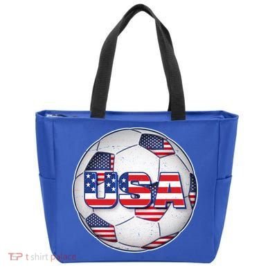 USA Soccer Team Ball Tote Bag