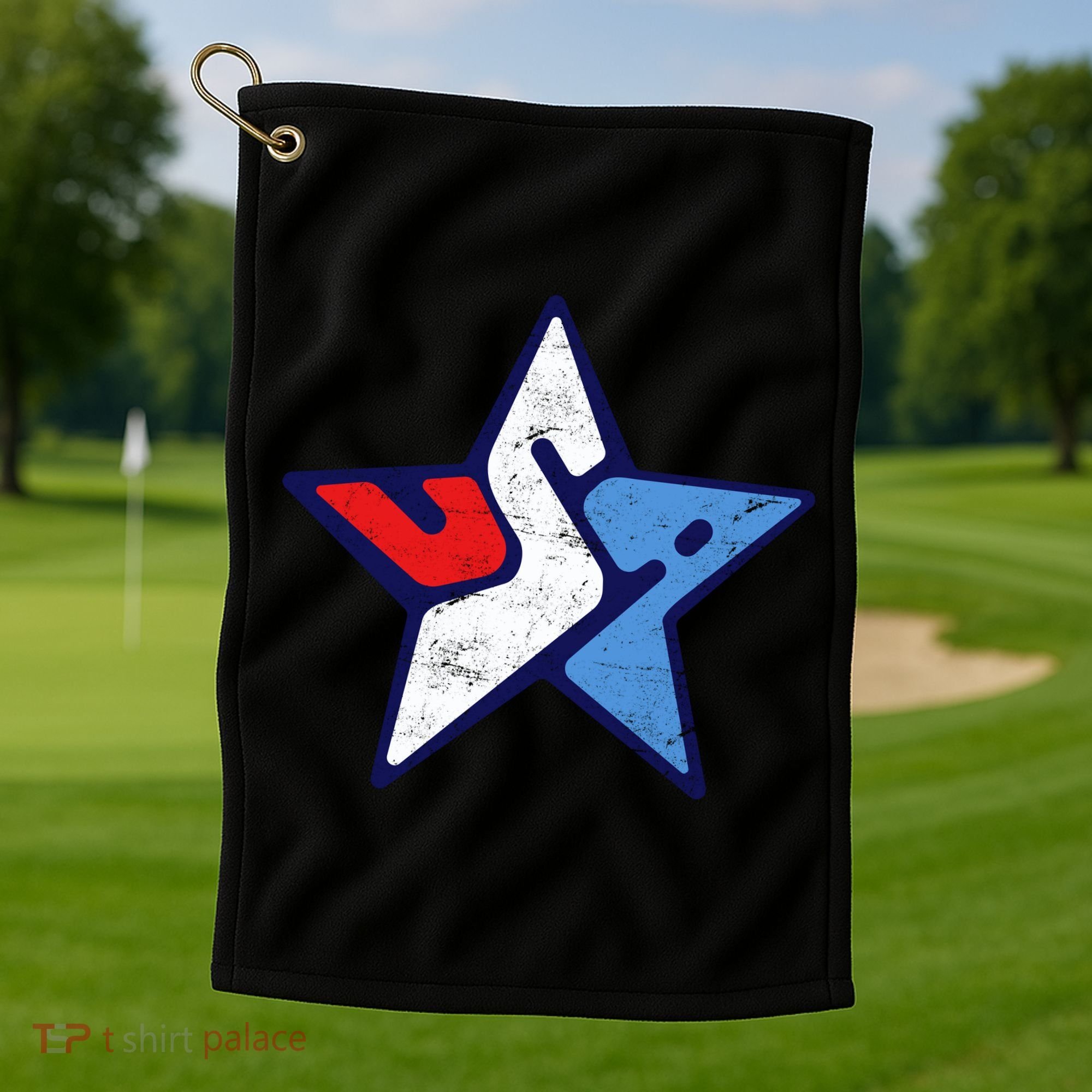 USA Star Logo Golf Towel