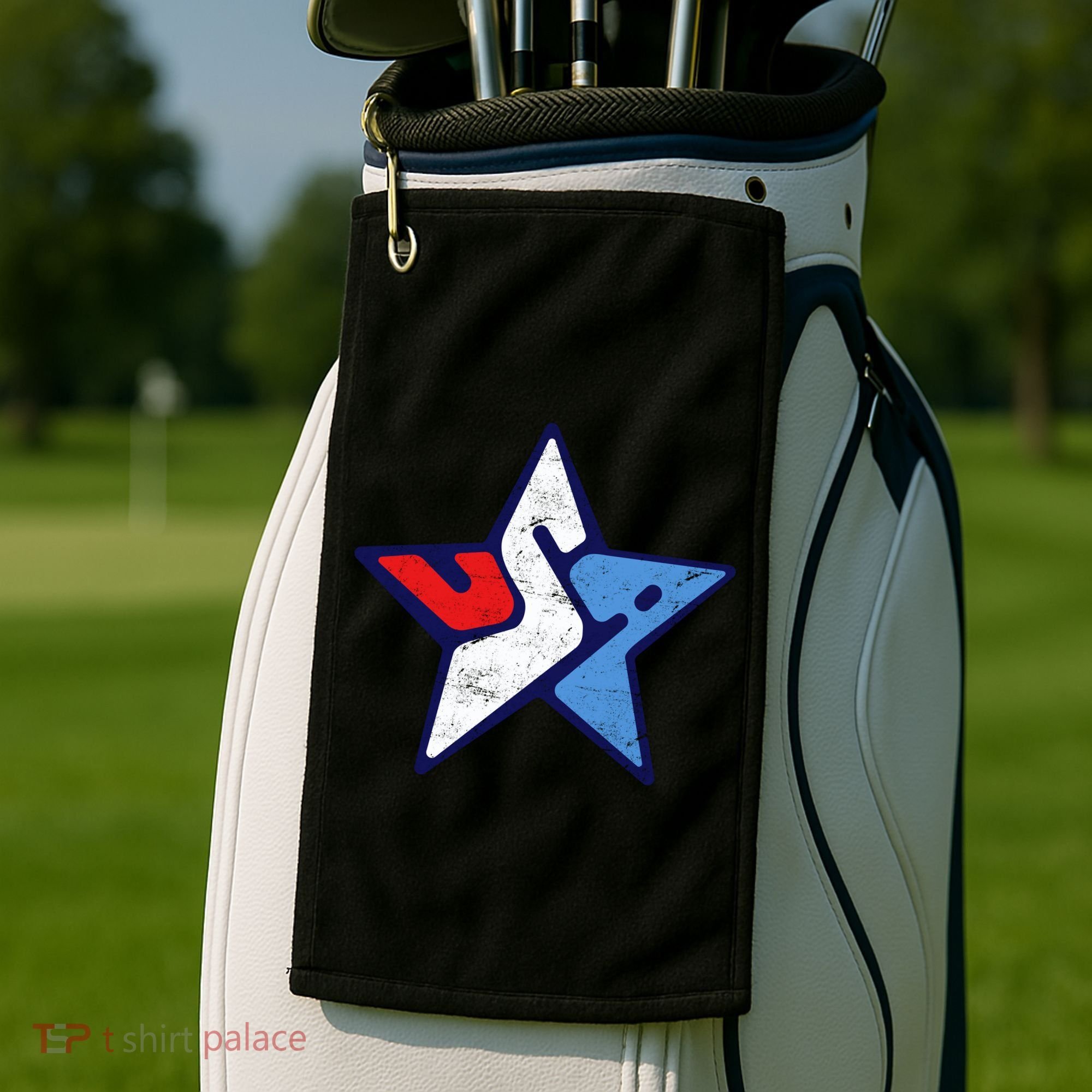 USA Star Logo Golf Towel