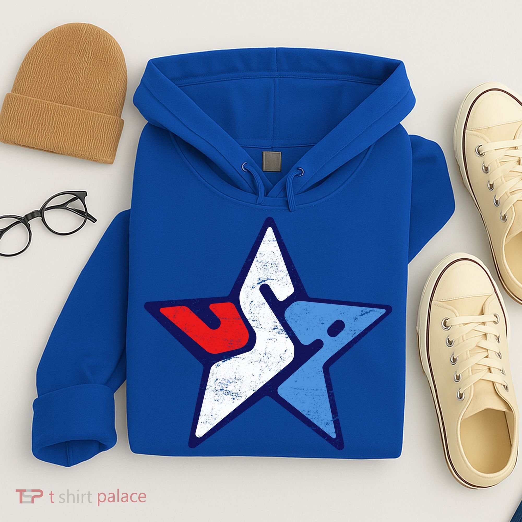 USA Star Logo Hoodie