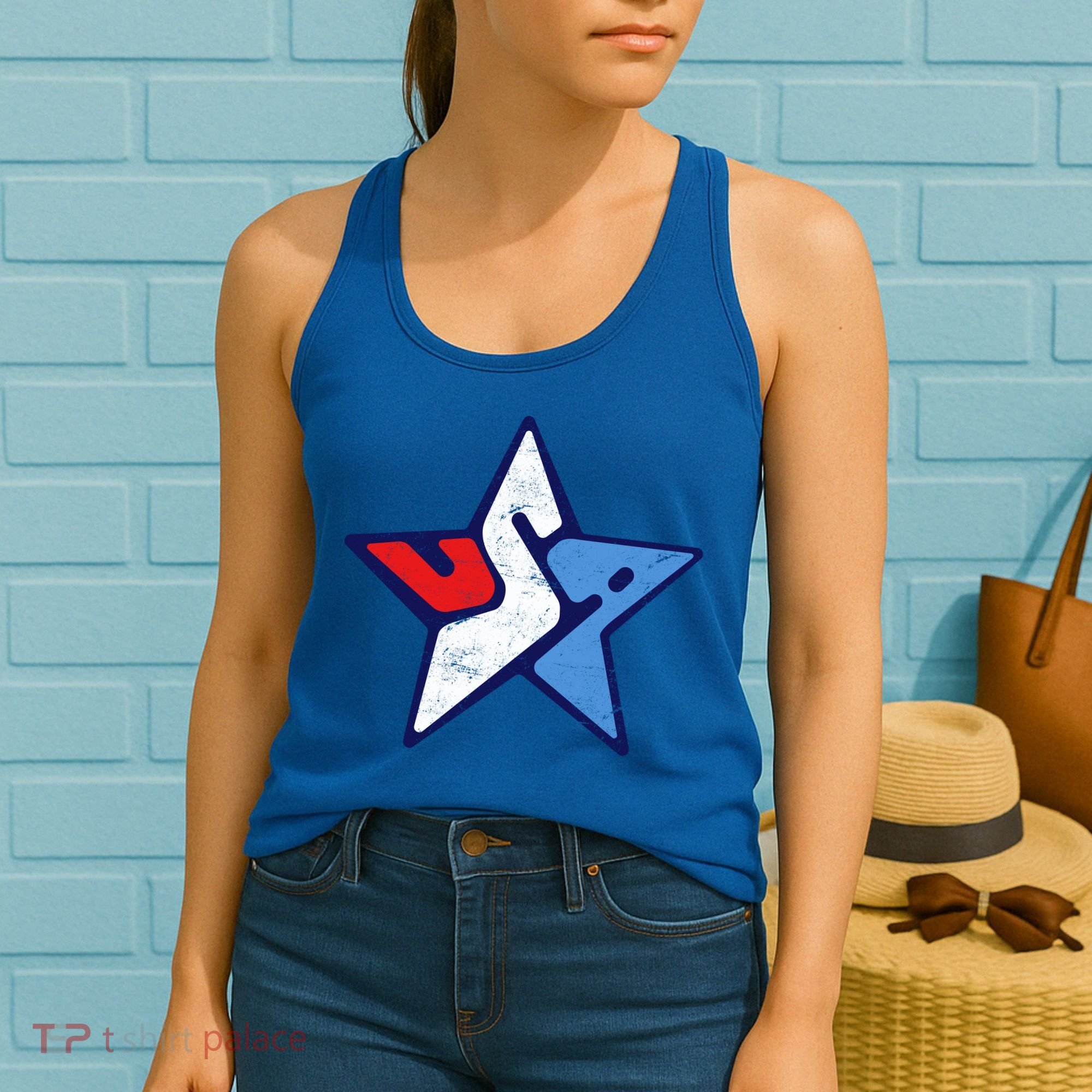 USA Star Logo Women's Tank Top