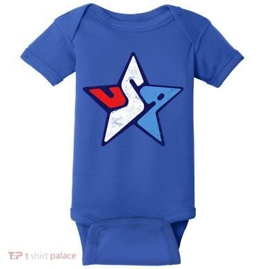 USA Star Logo Baby Bodysuit