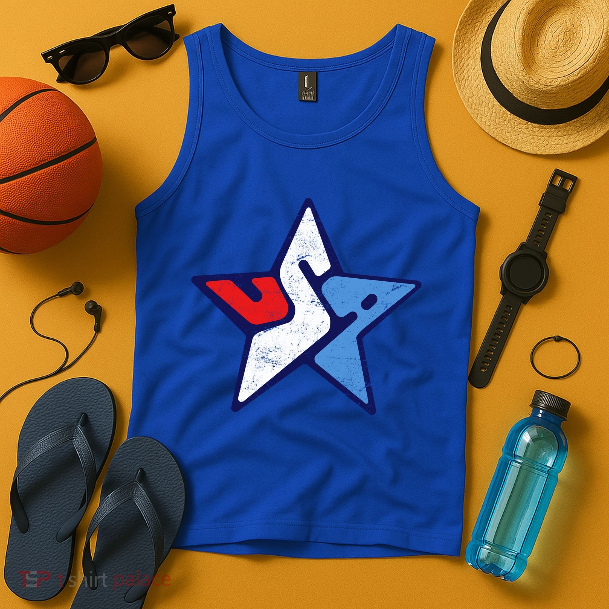 USA Star Logo Tank Top