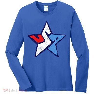 USA Star Logo Women's Long Sleeve Shirt