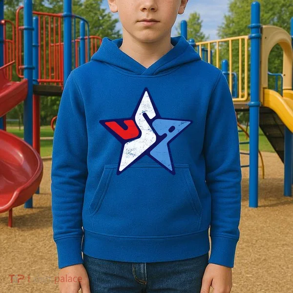 USA Star Logo Kids Hoodie