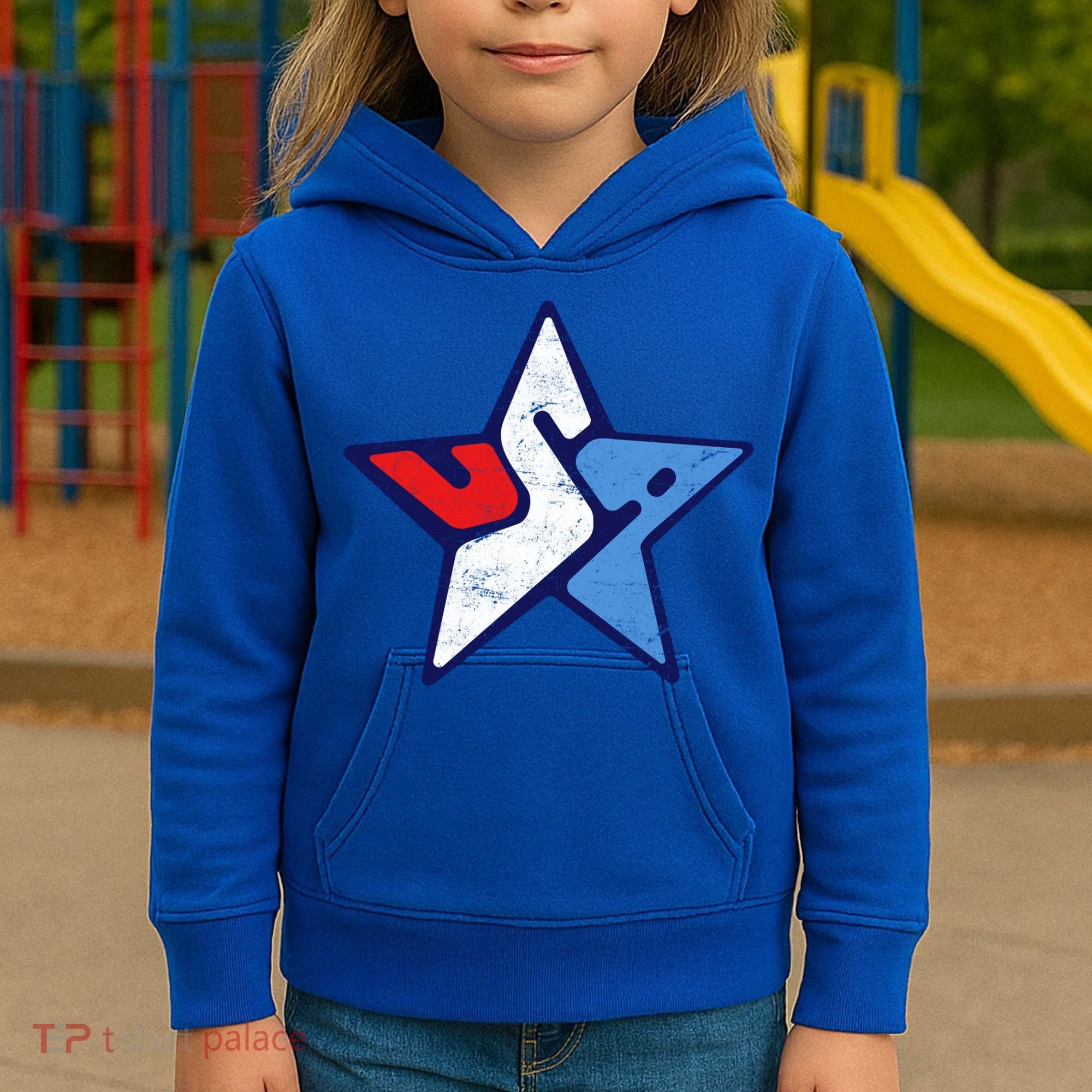 USA Star Logo Kids Hoodie