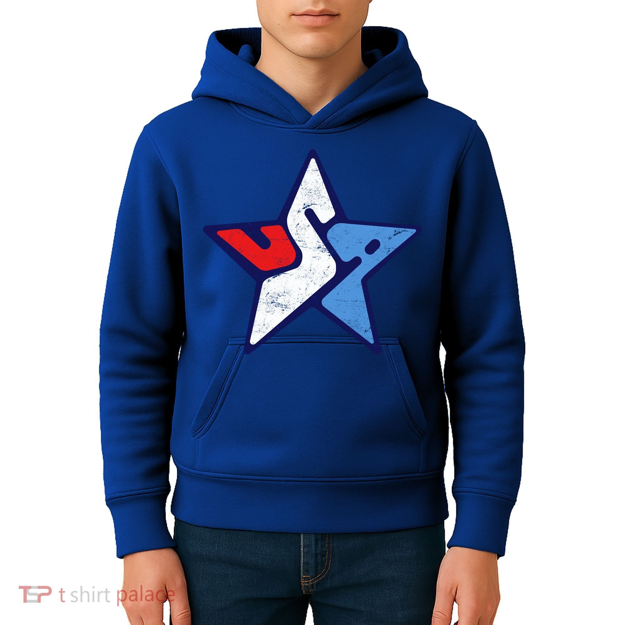 USA Star Logo Kids Hoodie