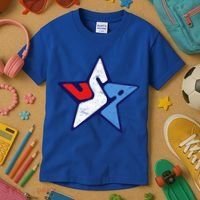 USA Star Logo Kids T-Shirt thumb 3