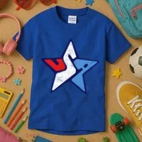 USA Star Logo Kids T-Shirt thumb 3