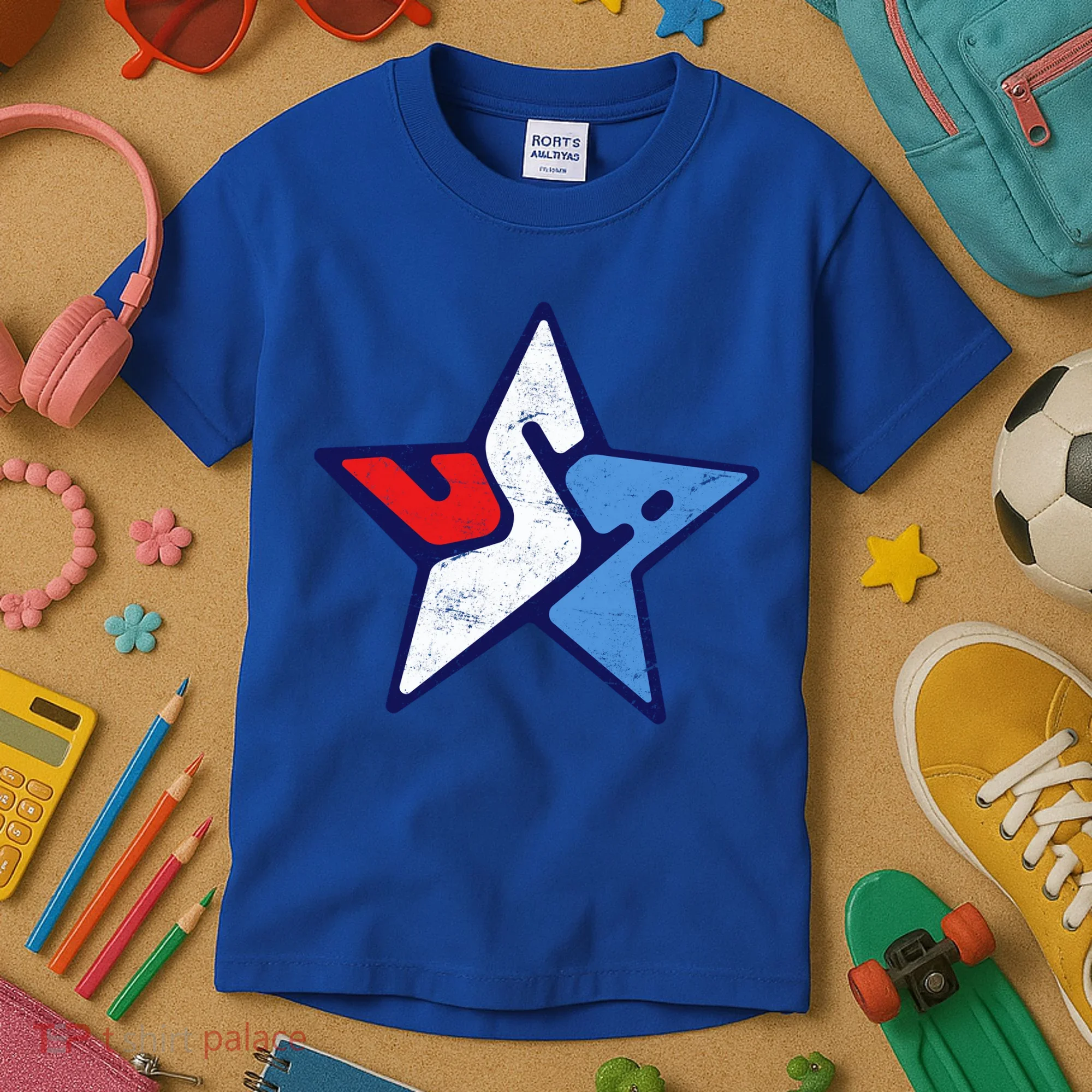 USA Star Logo Kids T-Shirt