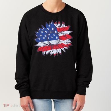 USA Sunflower Women's Sweatshirt