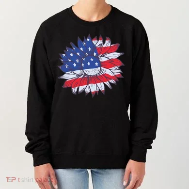 USA Sunflower Women's Sweatshirt