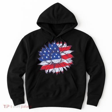 USA Sunflower Hoodie