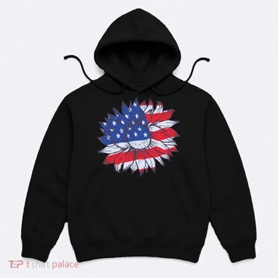 USA Sunflower Hoodie
