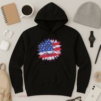 USA Sunflower Hoodie thumb 3