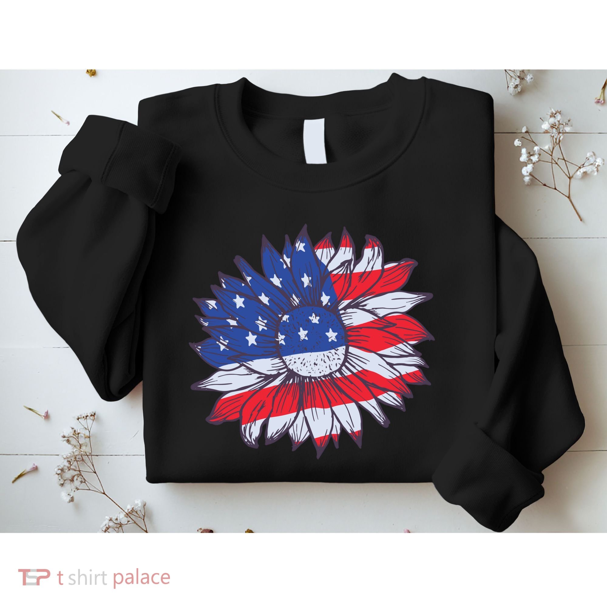 USA Sunflower Sweatshirt