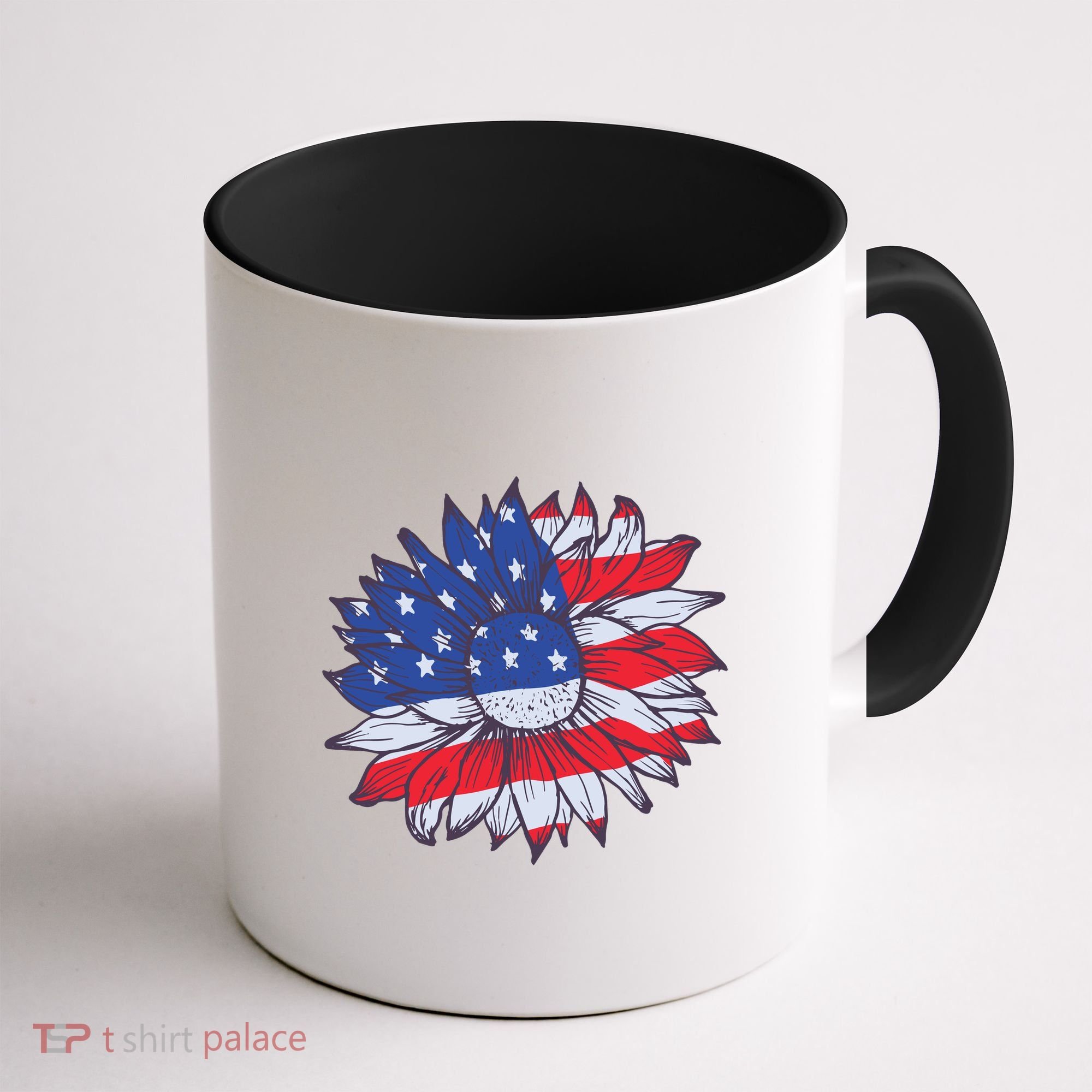 USA Sunflower Coffee Mug