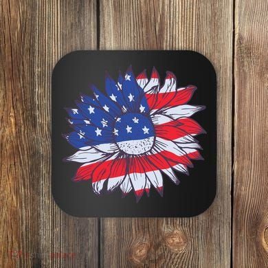 USA Sunflower Coaster