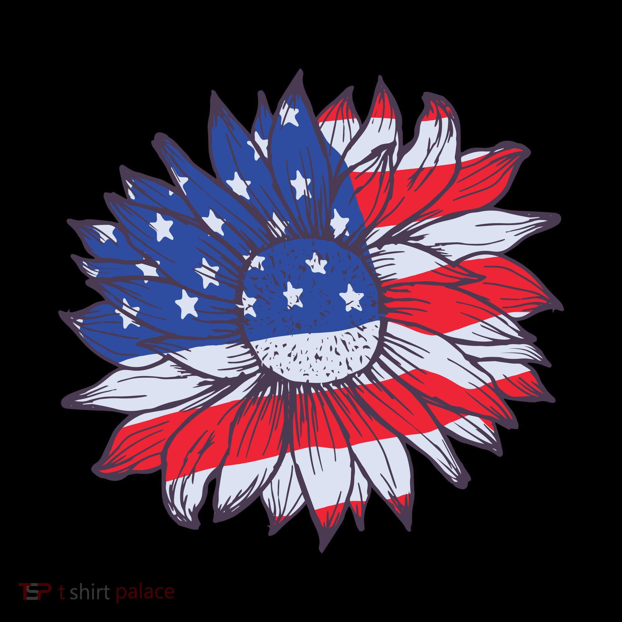 USA Sunflower Coaster