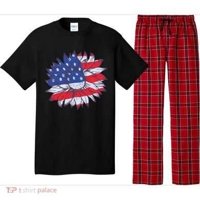 USA Sunflower Pajama Set