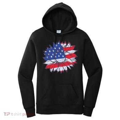 USA Sunflower Women's Hoodie