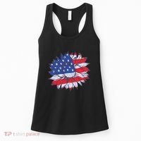 USA Sunflower Women's Tank Top thumb 0