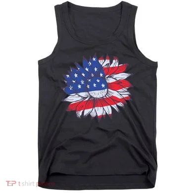 USA Sunflower Tank Top