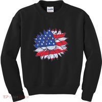 USA Sunflower Kids Sweatshirt thumb 0