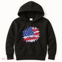 USA Sunflower Kids Hoodie thumb 0