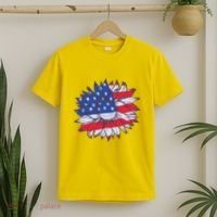 USA Sunflower T-Shirt thumb 2