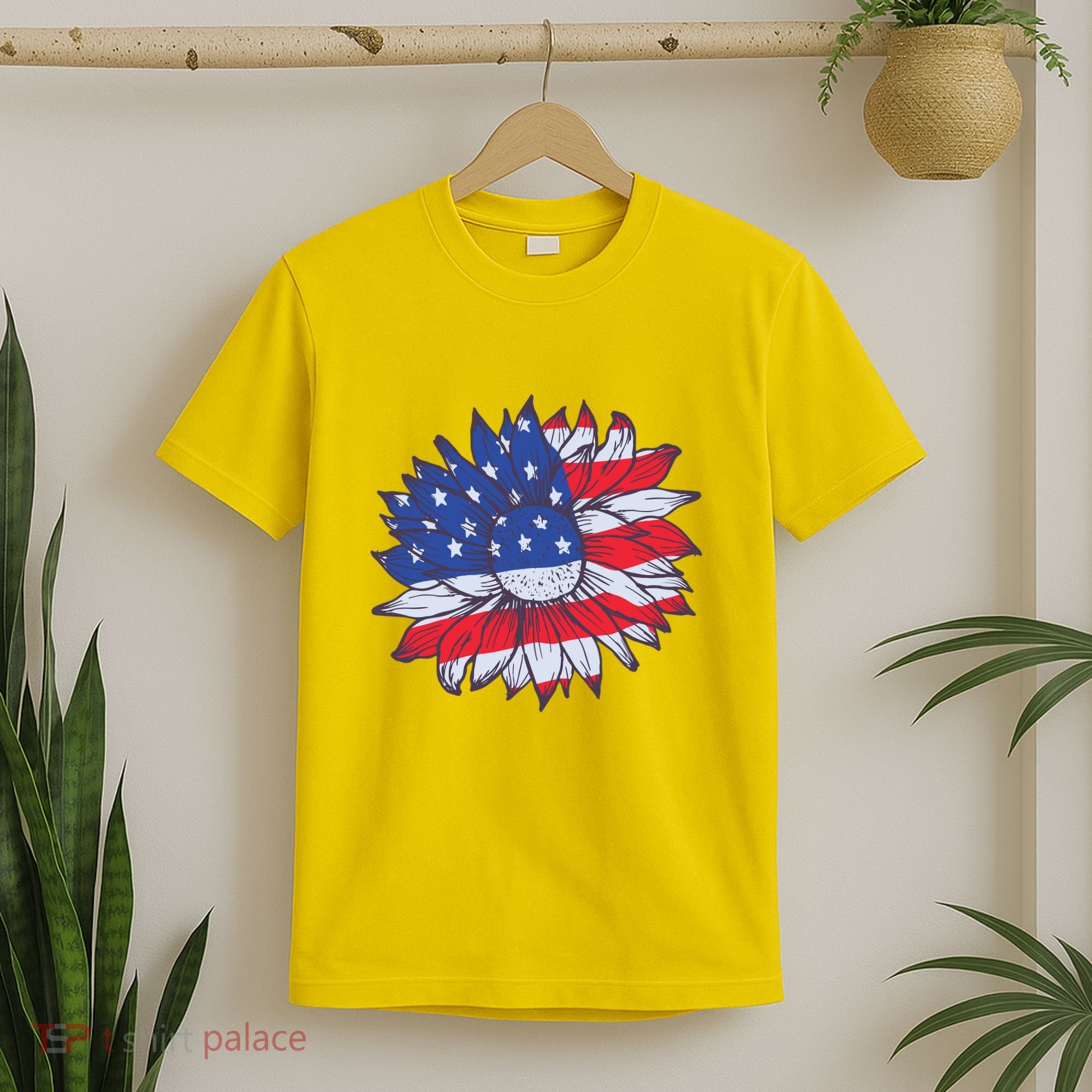USA Sunflower T-Shirt