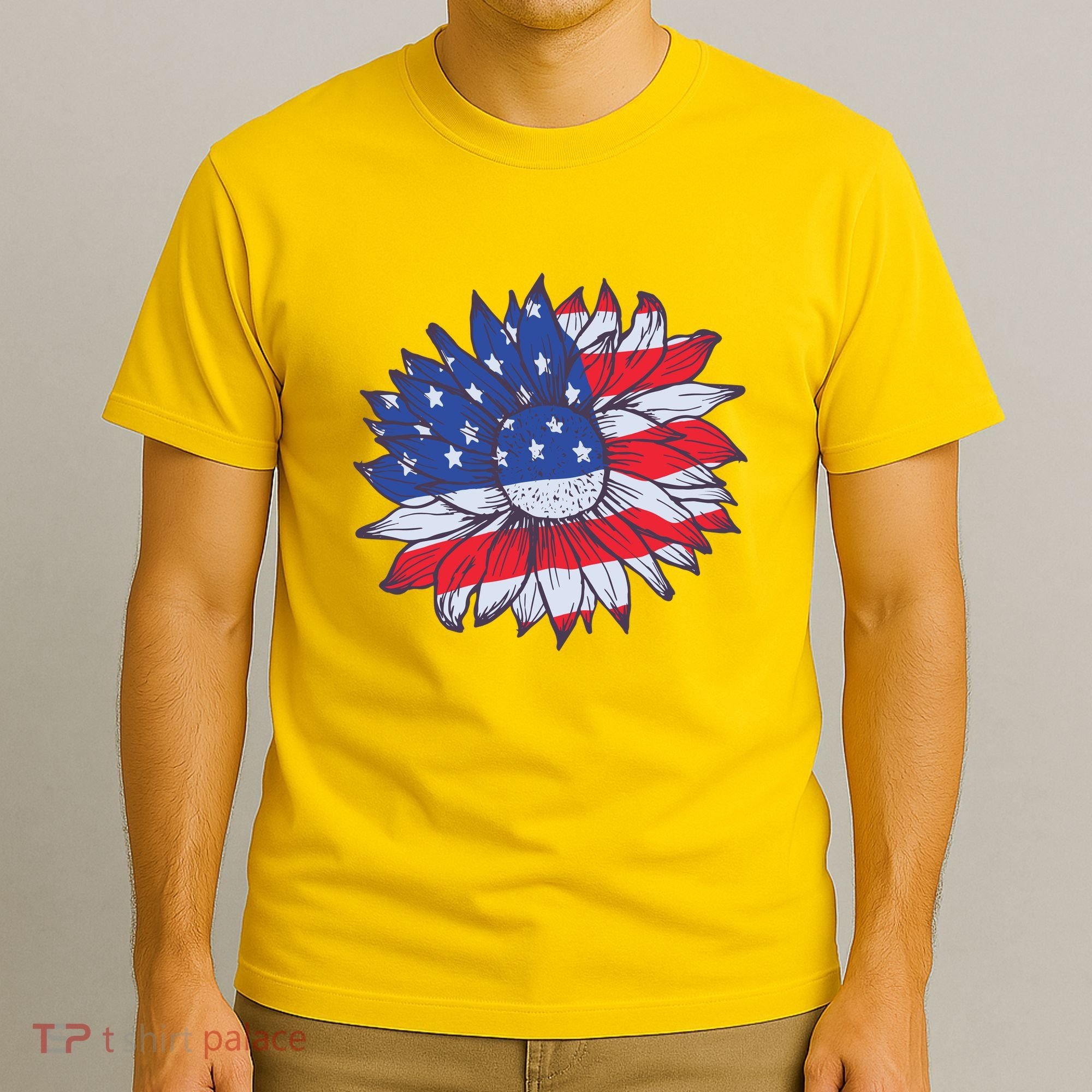 USA Sunflower T-Shirt