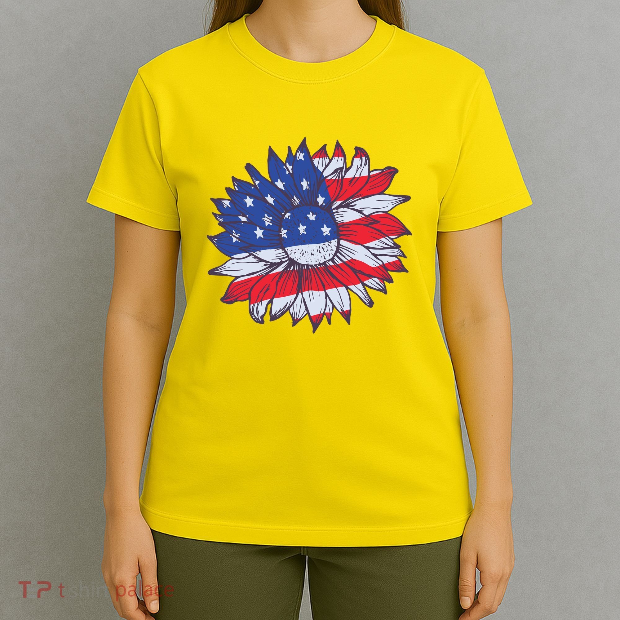 USA Sunflower T-Shirt