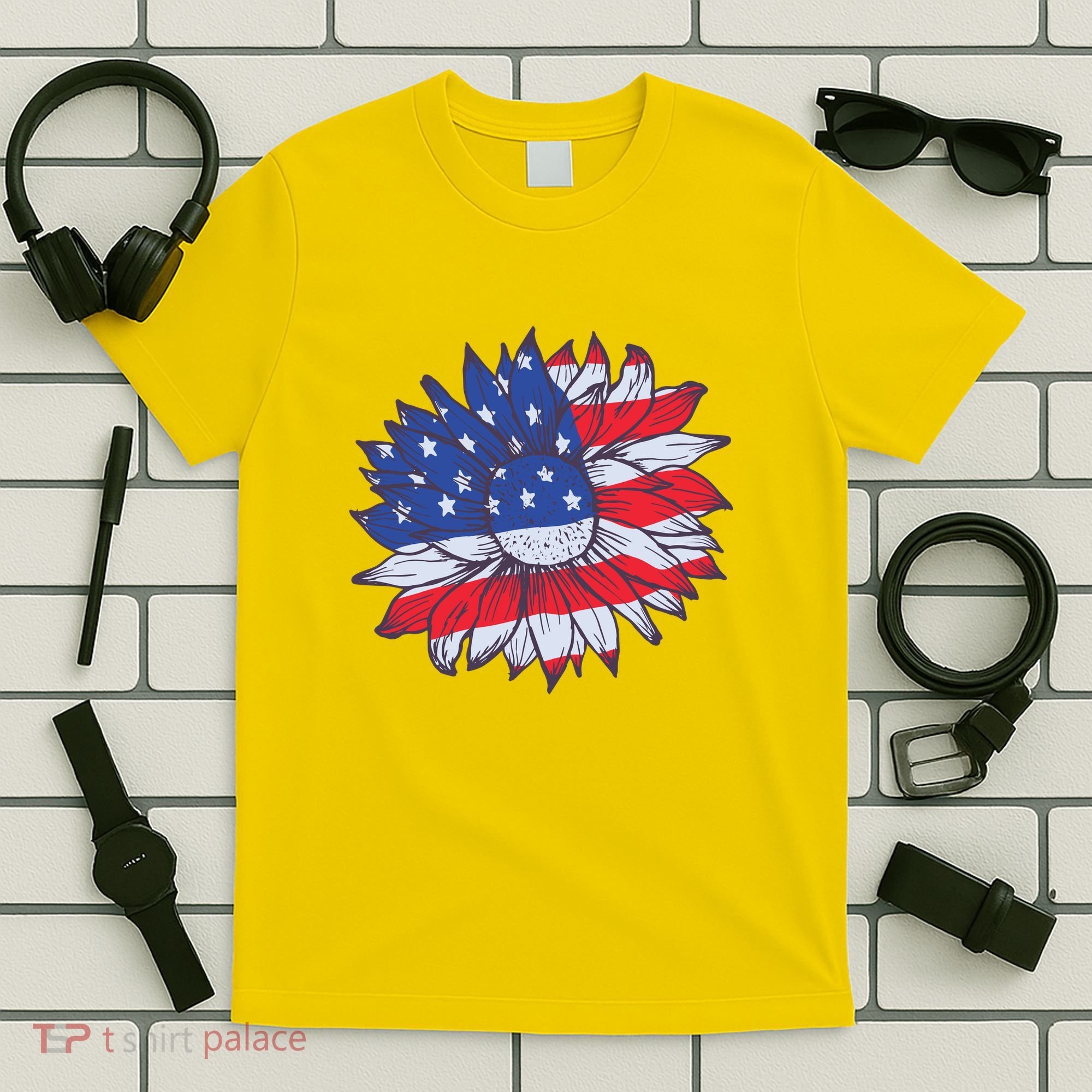 USA Sunflower T-Shirt