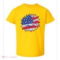 USA Sunflower Toddler T-Shirt thumb 0
