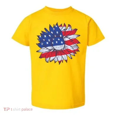 USA Sunflower Toddler T-Shirt