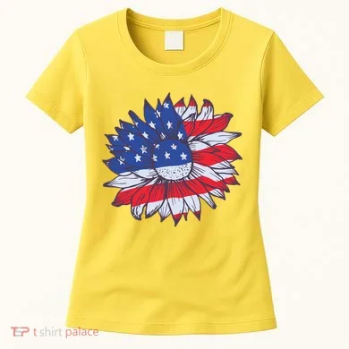 USA Sunflower Women's T-Shirt