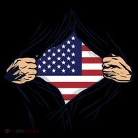 USA Superhero Ripped American Flag Coffee Mug thumb 5