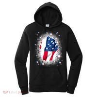 USA Torn Star American Flag Women's Hoodie thumb 0