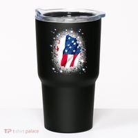 USA Torn Star American Flag Tumbler thumb 0
