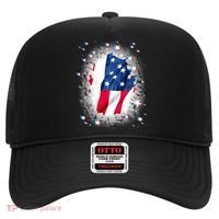 USA Torn Star American Flag Hat thumb 0