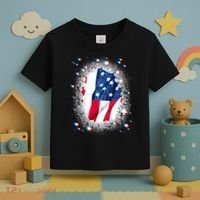 USA Torn Star American Flag Toddler T-Shirt thumb 3