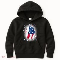 USA Torn Star American Flag Kids Hoodie thumb 0