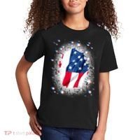 USA Torn Star American Flag Kids T-Shirt thumb 2