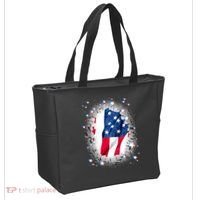 USA Torn Star American Flag Tote Bag thumb 2