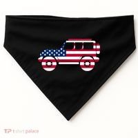 USA Truck American Flag USA-Made Doggie Bandana thumb 0