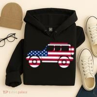 USA Truck American Flag Hoodie thumb 4