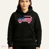 USA Truck American Flag Hoodie thumb 5